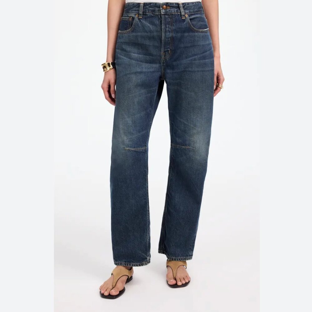 Madewell The Darted Barrel Leg Jean — Danver Wash — Size 16W